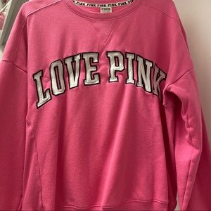 PINK crewneck sweatshirt